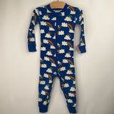 Size 2 (85): Hanna Andersson Bleu Rainbow Sky 1pc PJs
