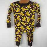 Size 2 (85): Hanna Andersson Grey/Yellow Pikachu Print 2pc PJs