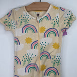 Size 3: Tea Yellow Weather Print 1pc Shorty PJs