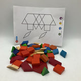 Assorted Wooden Geometric Shapes