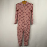 Size 6-12m (70): Hanna Andersson Pink Rainbow 1pc PJs