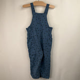 Size 2-3: Zara Blue/Black Polkadot Overalls