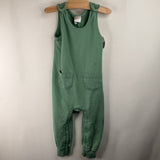 Size 2 (85): Hanna Andersson Green Tank Romper
