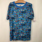Size 12 (150): Hanna Andersson Blue Star Wars 2pc Shorty PJs