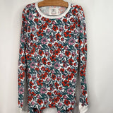 Size 14: Crewcuts White Floral 2pc PJs