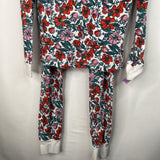 Size 14: Crewcuts White Floral 2pc PJs