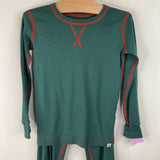 Size 5: Pact Green/Red 2pc PJs