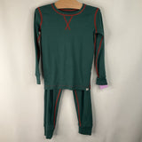 Size 5: Pact Green/Red 2pc PJs