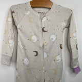 Size 18-24m: Goumi Beige Moon Footed Long Sleeve PJS NEW