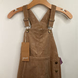 Size 10-12: Goumi Tan Corduroy Overalls NEW