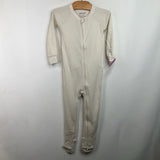 Size 18-24m: Goumi Beige Footed Long Sleeve PJS NEW