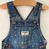 Size 9-12m: Osh Kosh Denim Stars Shortalls