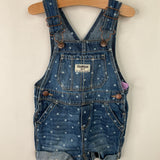Size 9-12m: Osh Kosh Denim Stars Shortalls