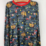 Size 10-12: CuddlDuds Grey Mario Kart Themed 2pc PJs
