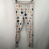 Size 5-6: Little Sleepies White Colorful Moon Print 2pc PJs