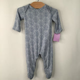 Size NB: Kate Quinn Blue Floral 1pc PJs