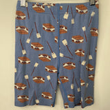 Size 14-16 (160): Hanna Andersson Blue Smores Print 2pc Shorty PJs