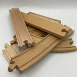 2 Gallon Bag Of Assorted Wooden Train Tracks