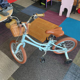 Retrospec Blue Bike W/Training Wheels & Basket - (retails $160)