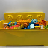 Assorted Duplo Building Blocks Container