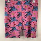 Size 8 (130): Hanna Andersson Pink/Blue Pegasus 2pc Shorty PJs