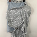 Size S: Halo Grey Mickey Mouse Print Sleepsack