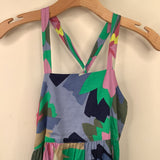 Size 12: Gap Blue Colorful Tank Dress