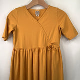 Size 12 (150): Hanna Andersson Yellow Short Sleeve Dress