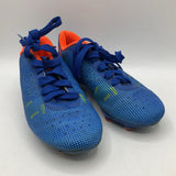 Size 13: Blue/Orange Soccer Cleats