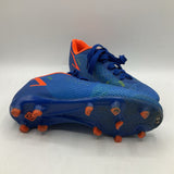 Size 13: Blue/Orange Soccer Cleats