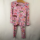 Size 4-5: Reshinee Pink Farm Animals 2pc PJs