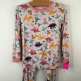Size 4-5: Reshinee Pink Dinosaurs 2pc PJs