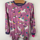 Size 4-5: Reshinee Purple Unicorns 2pc PJs
