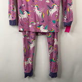 Size 4-5: Reshinee Purple Unicorns 2pc PJs