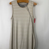Size 18-36m: Woolino Creme/White Striped Sleepsack