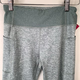 Size 14: Athleta Girl Green Heathered Leggings
