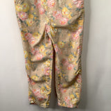 Size 3: Osh Kosh G'Gosh Tan Floral Overalls