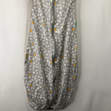 Size S (2-12m): Ergo Pouch Grey/White Patterned Sleepsack