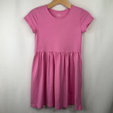 Size 8-9: Primary Pink Short Sleeve Dress