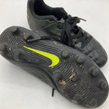 Size 12: Nike Tiempo Black/Green Lace Up Cleats