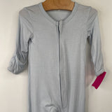 Size 0-3m: Kate Quinn Blue 1pc Footy PJs