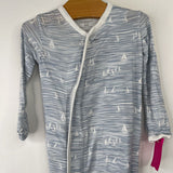 Size NB-3m: Magnetic Me Blue/White Ship Nighty