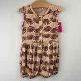 Size 12-18m: Kate Quinn Brown Flower Tank Romper