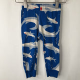 Size 2 (85): Hanna Andersson Blue Shark 2pc PJs