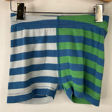Size 18-24m (80): Hanna Andersson Blue White Green Striped 2pc Shorty PJs -REDUCED
