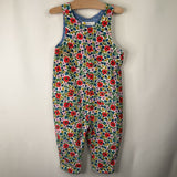 Size 2-3: Baby Boden White Colorful Floral Tank Dress