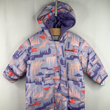 Size 12-18m: Columbia Purple Patterned Puffy Bunting