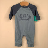 Size 0-3m: Baby Gap Blue Romper
