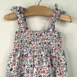 Size 3: Gap White Pink Blue Floral Tank Dress