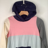 Size 8 (130): Hanna Andersson Multicolor Hooded Long Sleeve Dress